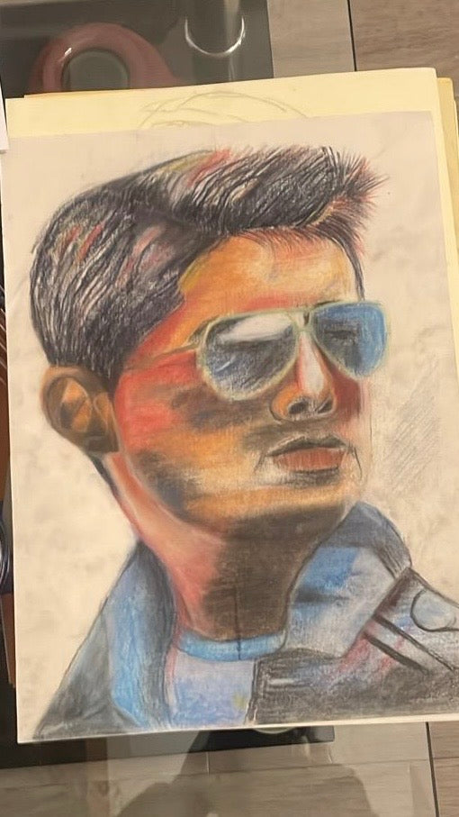 Tom Cruise, pastel
