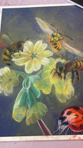 Bij en bloem